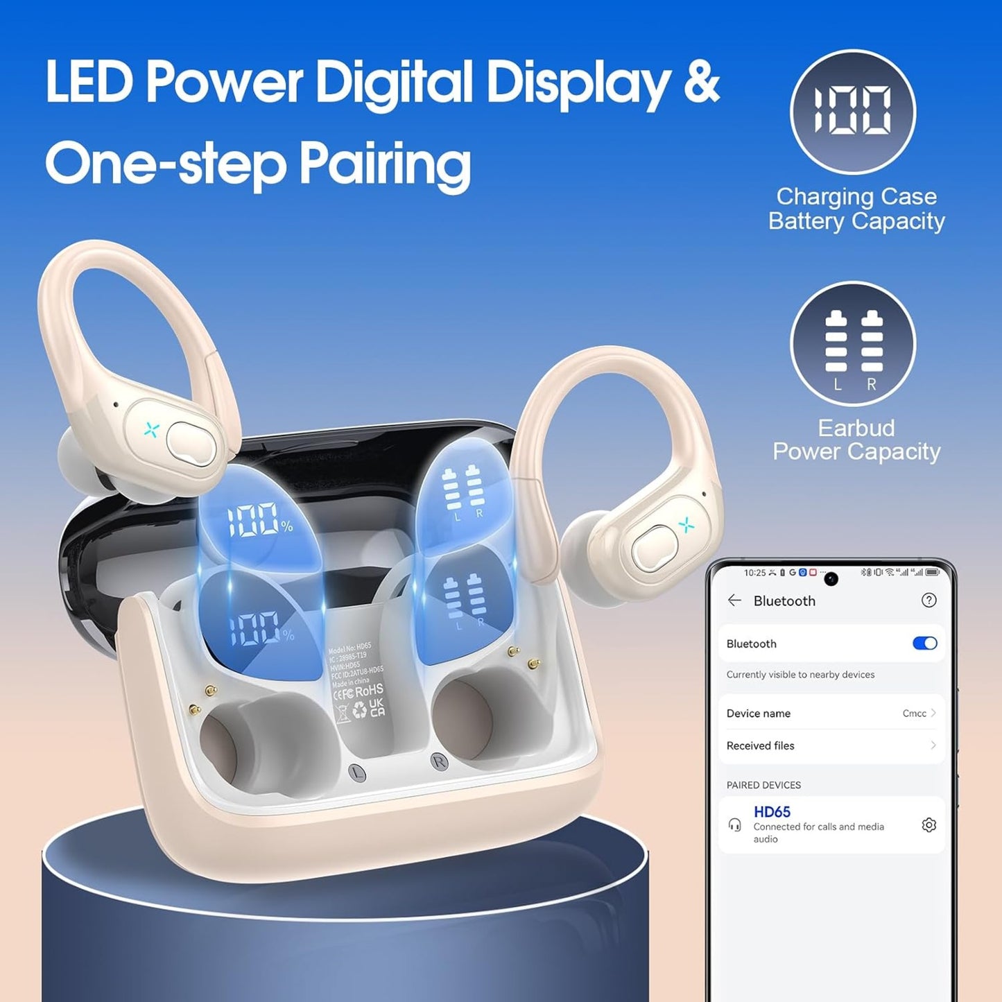 EARSOLE Bass Wireless Earbuds product image 6