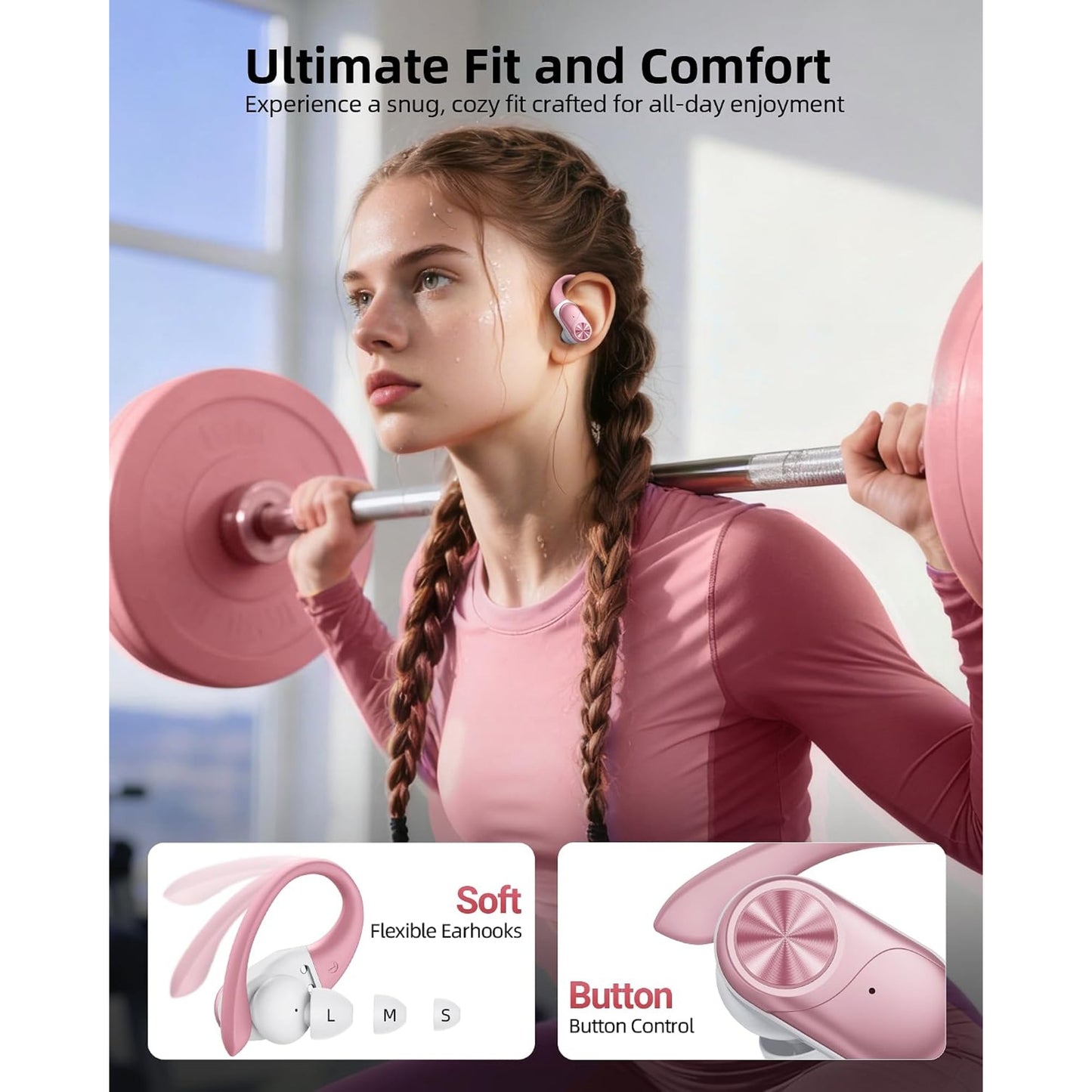 EARSOLE Over-Ear Wireless Headphones product image 6