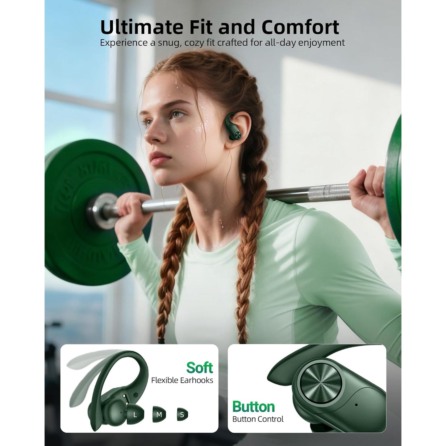 EARSOLE Over-Ear Wireless Headphones product image 6