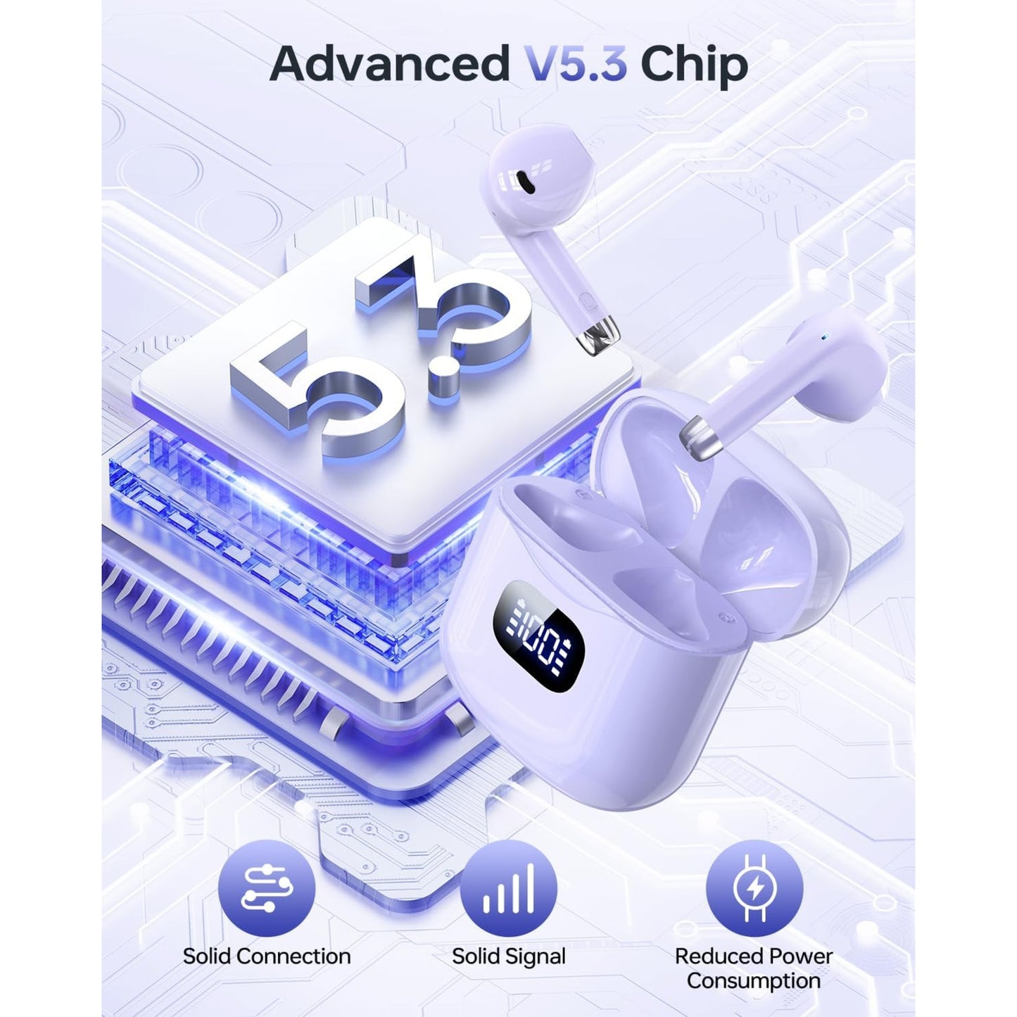 EARSOLE LED Display Wireless Earbuds product image 6
