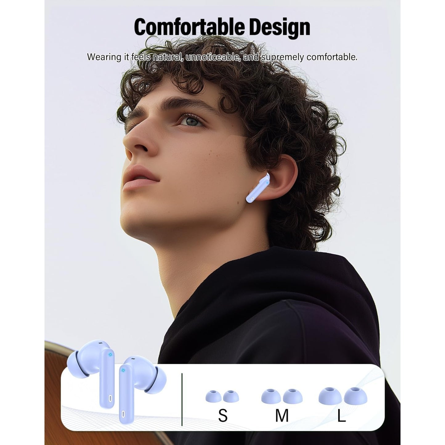 EARSOLE Noise Cancelling Wireless Earbuds product image 6