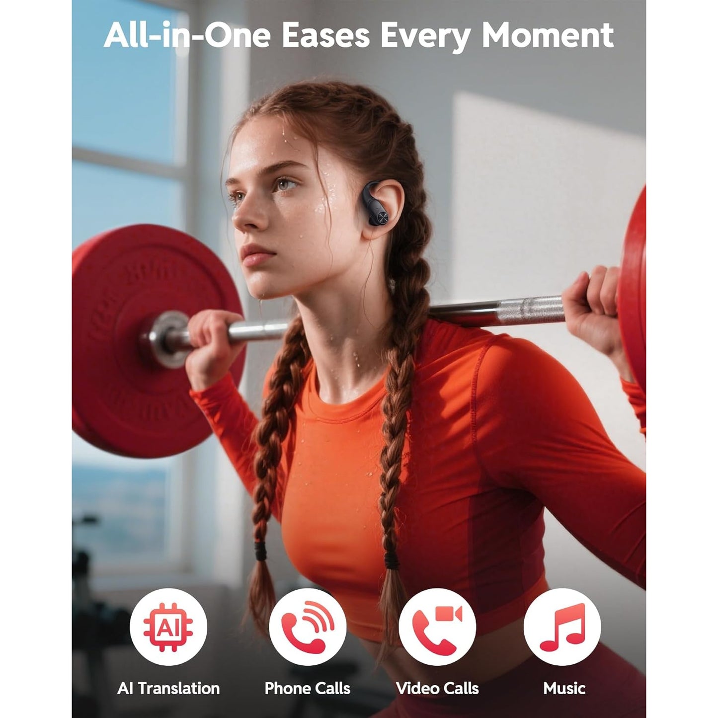 EARSOLE Over-Ear Bluetooth Wireless Headphones product image 6