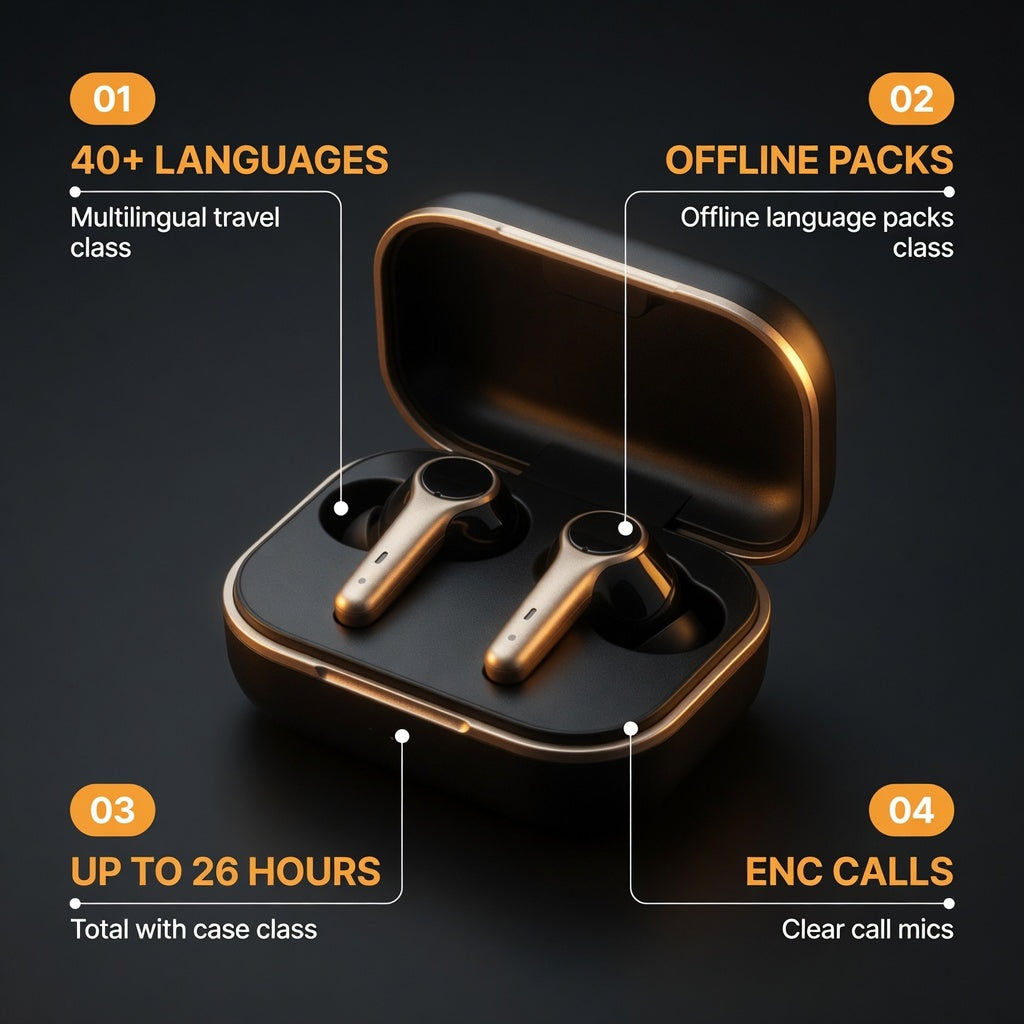ES-AI-LANG-50 02-features | EARSOLE Polyglot 40-Language Travel Earbuds