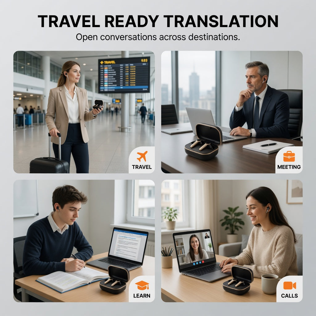 ES-AI-LANG-50 05-lifestyle | EARSOLE Polyglot 40-Language Travel Earbuds