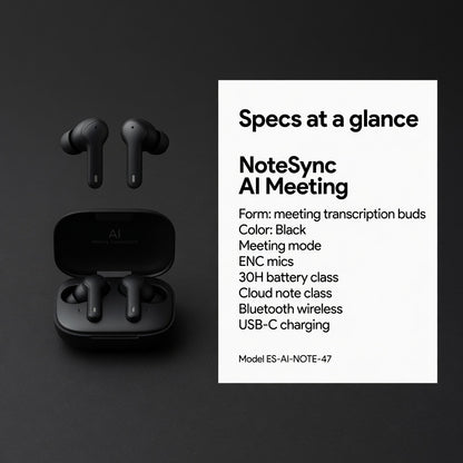 ES-AI-NOTE-47 04-comparison | EARSOLE NoteSync AI Meeting Earbuds