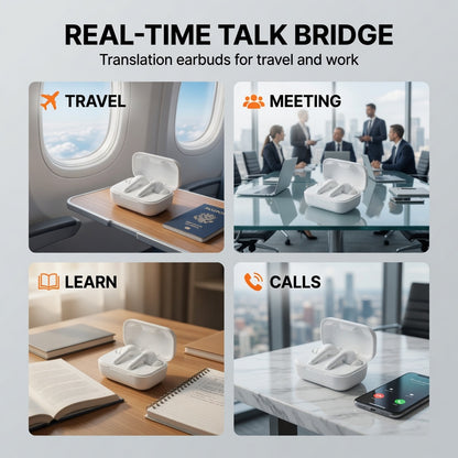 ES-AI-TALK-46 05-lifestyle | EARSOLE TalkBridge Real-Time Translation Earbuds