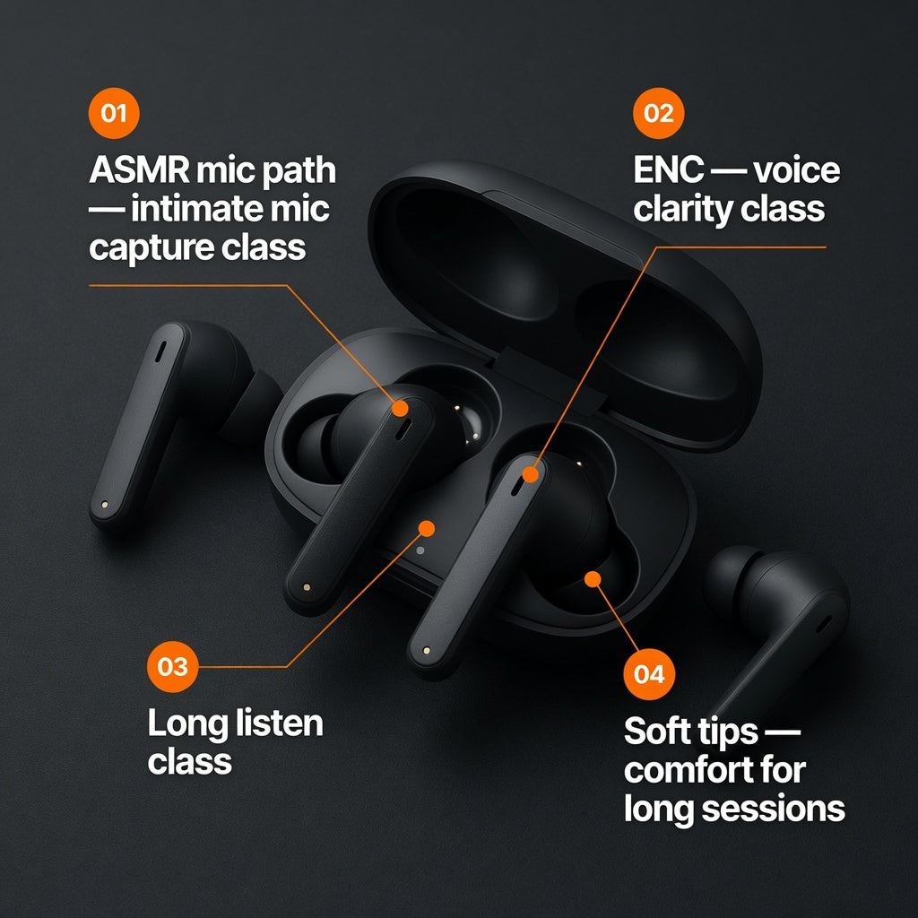 EARSOLE ASMRMic Content Creator Earbuds 04-comparison