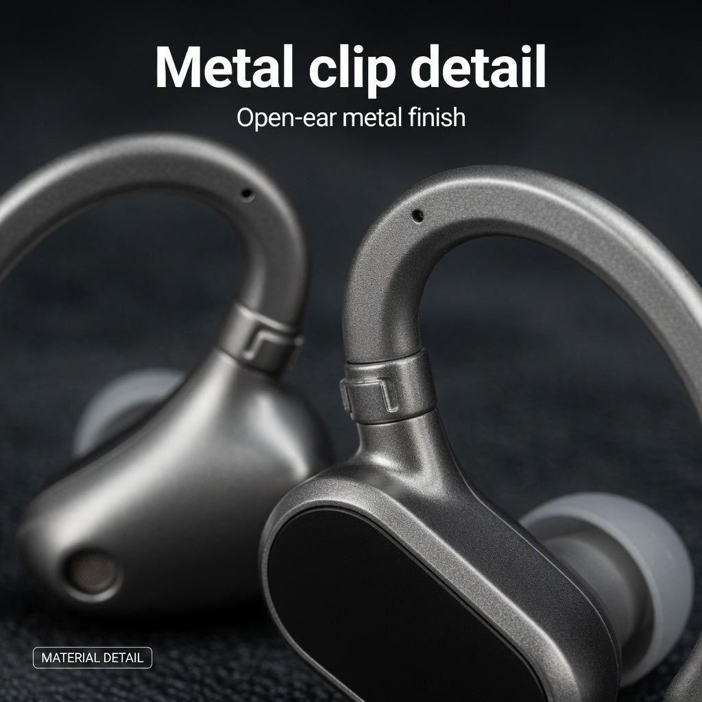 EARSOLE MetalArc Premium Clip Earbuds 03-detail