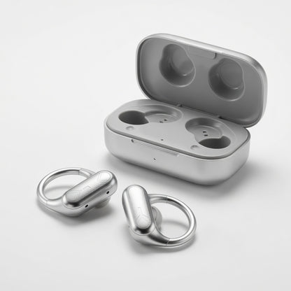 ES-CLIP-RING-76 00-white | EARSOLE RingClip Open-Ear Clip Earbuds