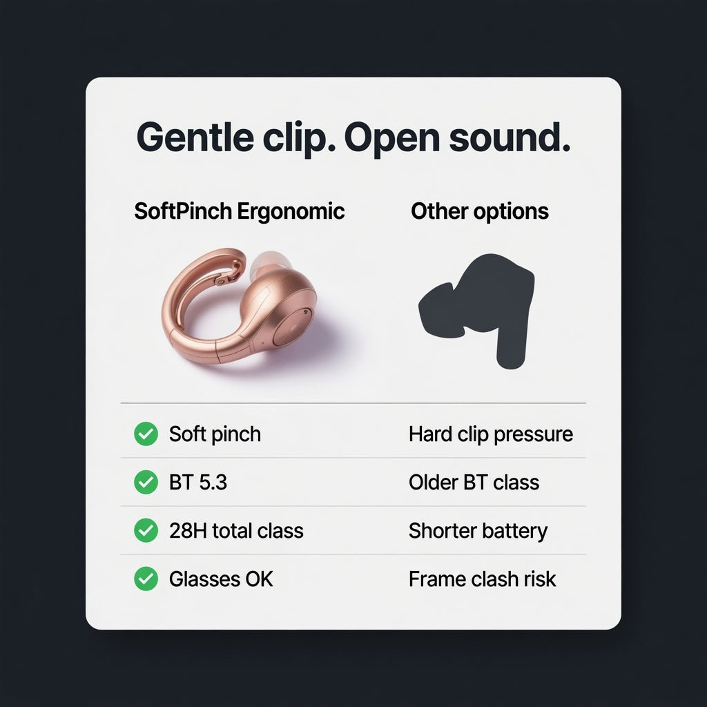 EARSOLE SoftPinch Ergonomic Clip Earbuds 05-lifestyle