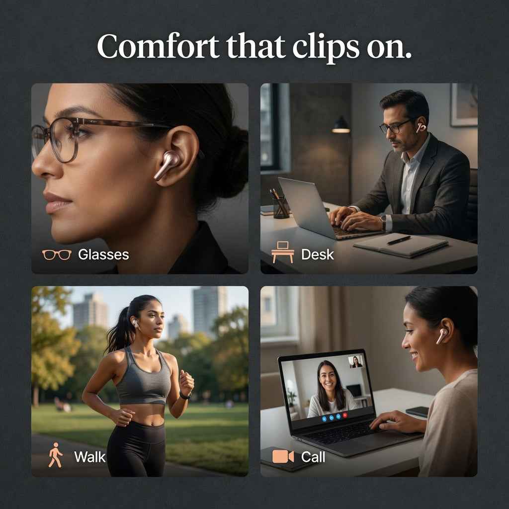 EARSOLE SoftPinch Ergonomic Clip Earbuds 06-spec