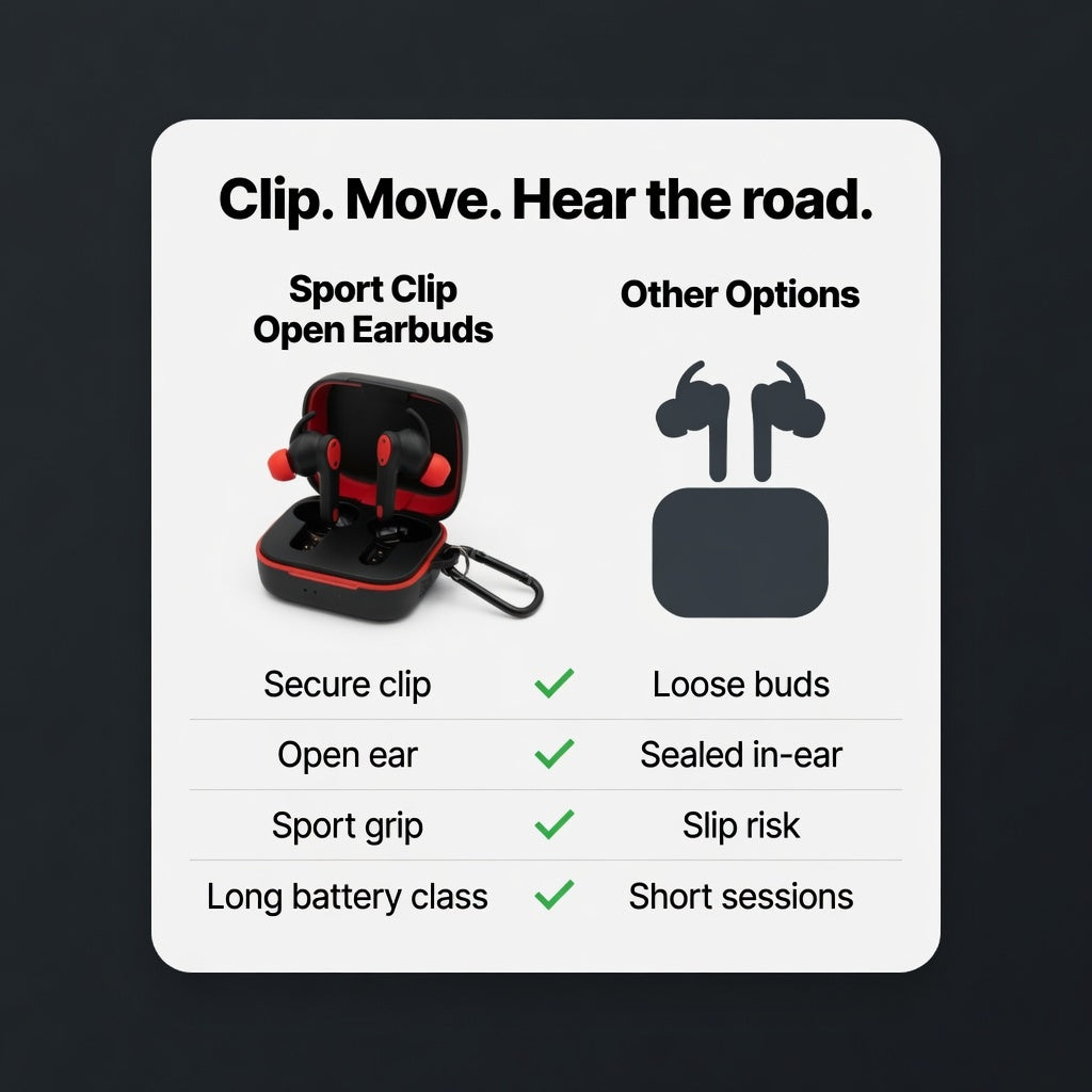 EARSOLE GripClip Sport Open Clip Earbuds 04-comparison