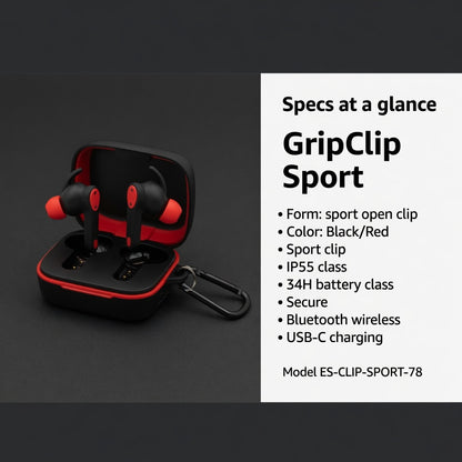 EARSOLE GripClip Sport Open Clip Earbuds 05-lifestyle