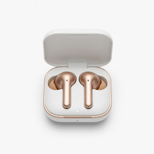 EARSOLE LuxeGold Metallic Wireless Earbuds 00-white