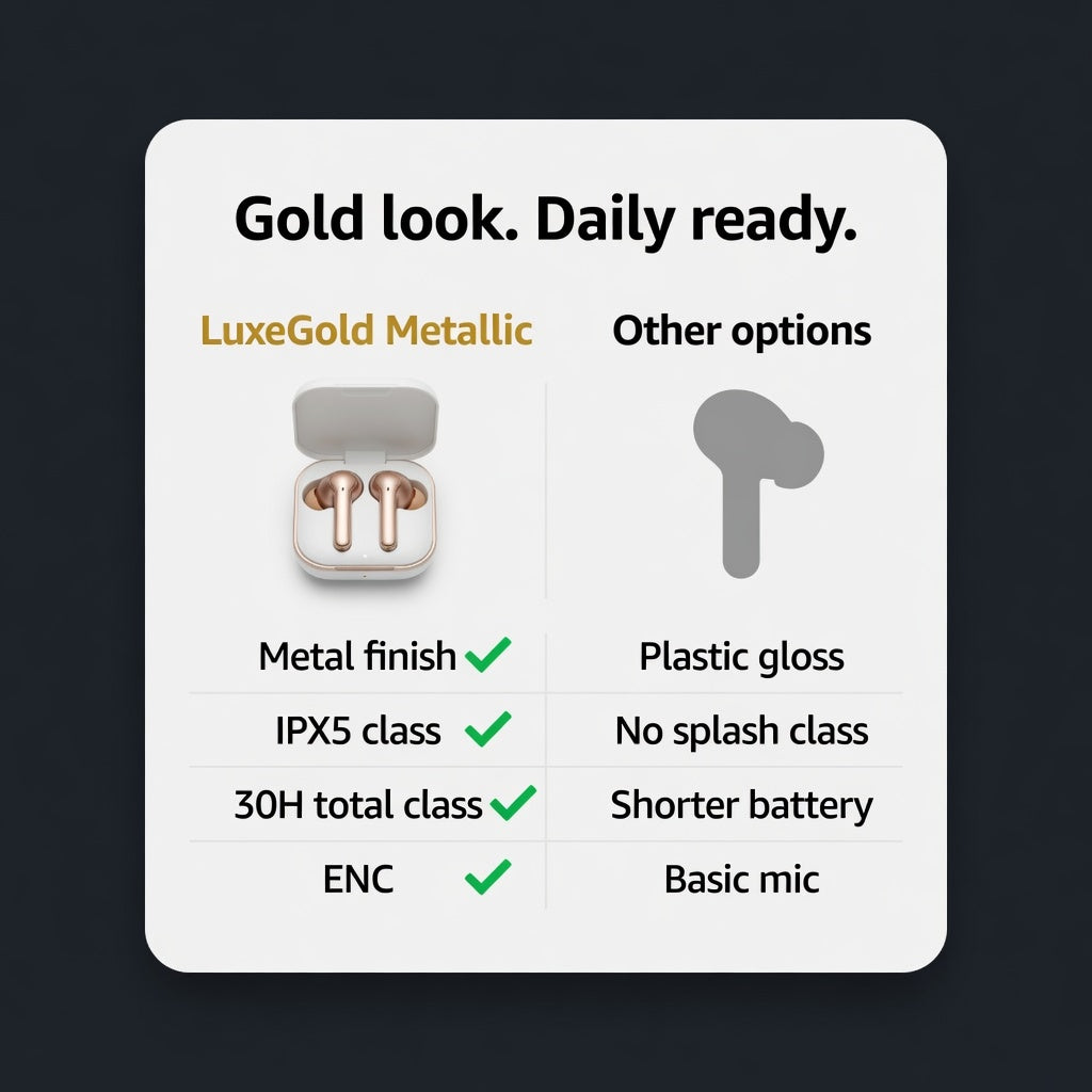 EARSOLE LuxeGold Metallic Wireless Earbuds 04-comparison