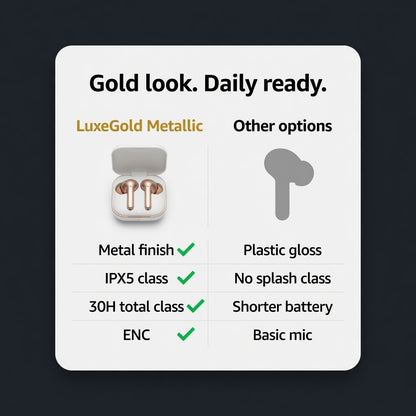 EARSOLE LuxeGold Metallic Wireless Earbuds 04-comparison