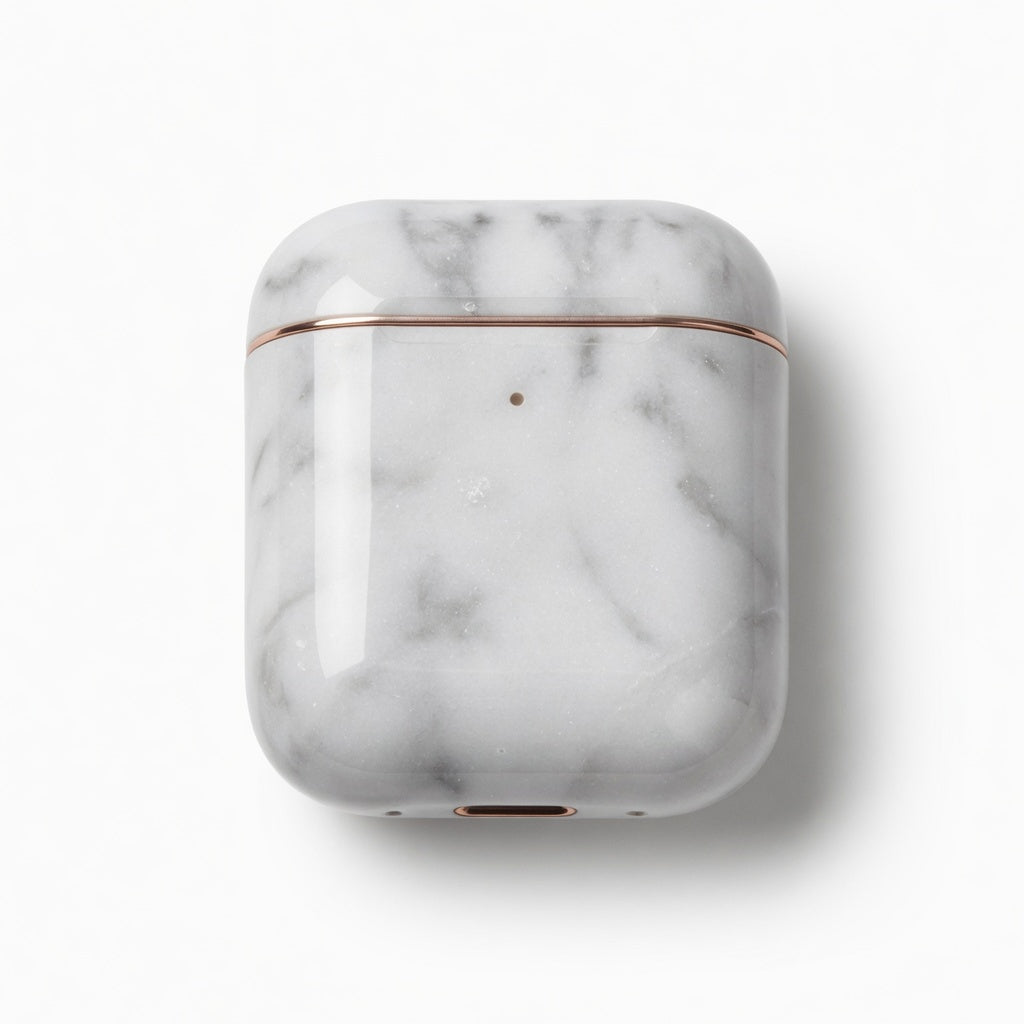 EARSOLE MarbleSkin Designer Case Earbuds 00-white