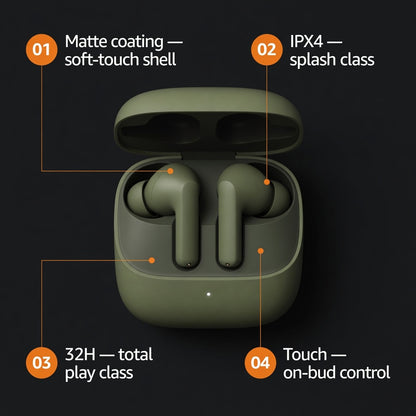 EARSOLE MarbleSkin Designer Case Earbuds 06-spec