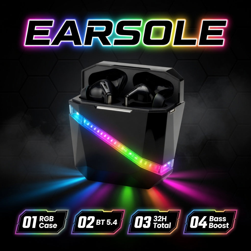 EARSOLE PrismCore RGB Gaming Earbuds 02-features