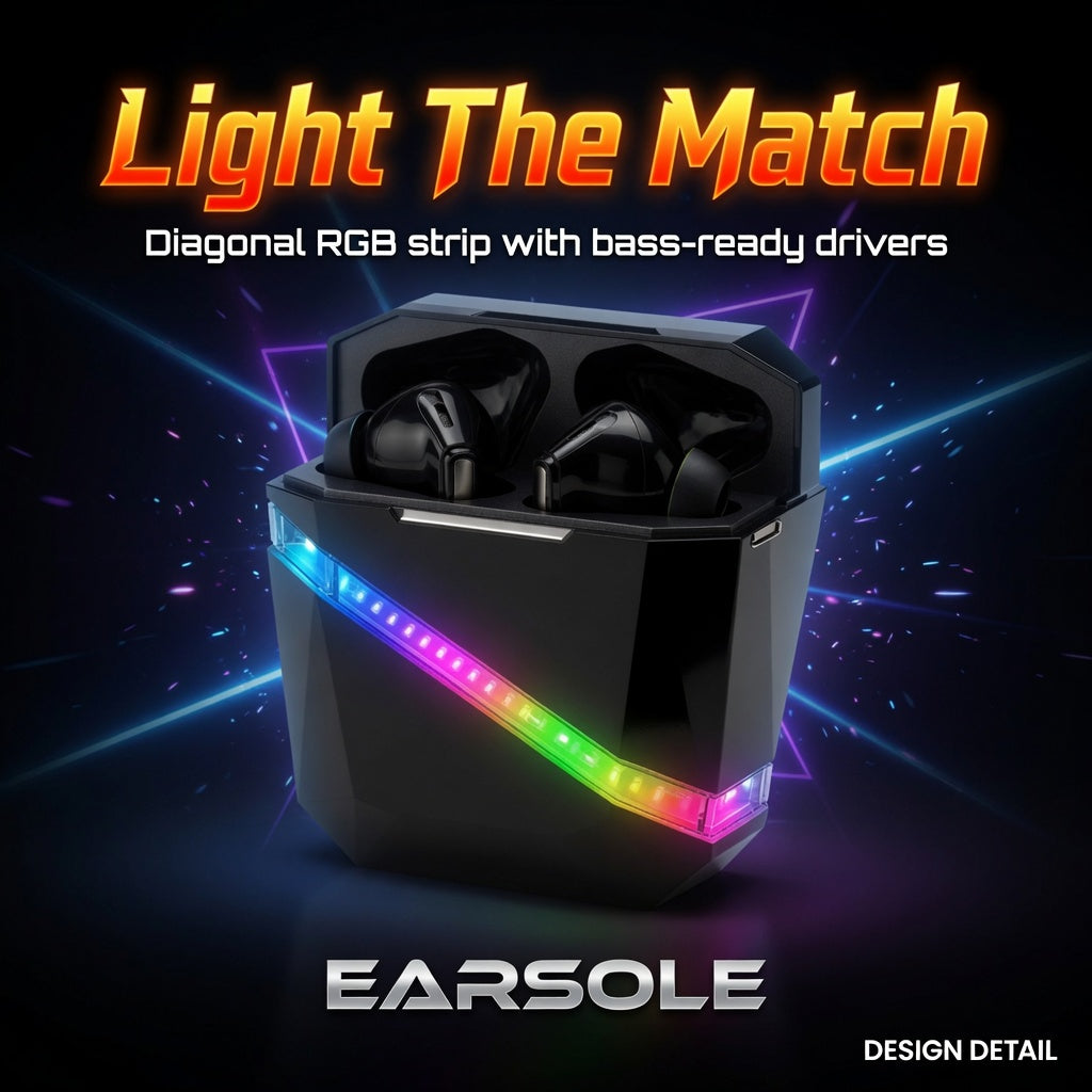 EARSOLE PrismCore RGB Gaming Earbuds 03-detail