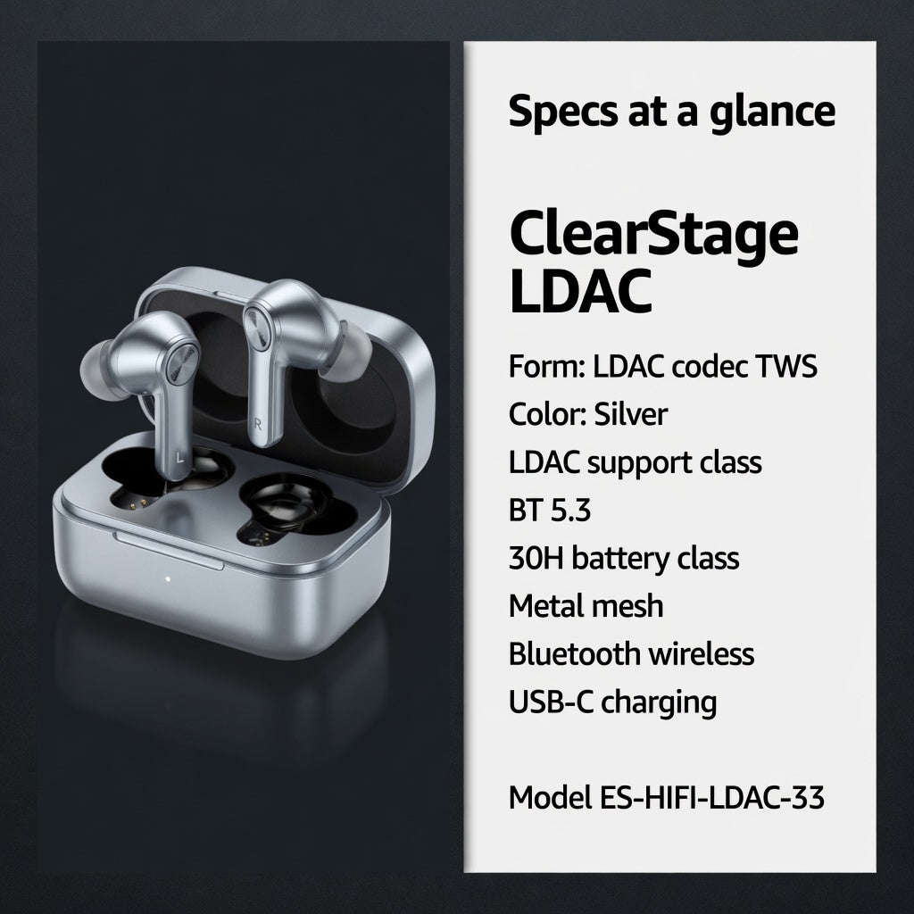 EARSOLE ClearStage LDAC Wireless Earbuds 06-spec