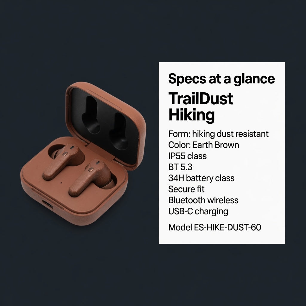 EARSOLE TrailDust IP55 Hiking Earbuds 05-lifestyle