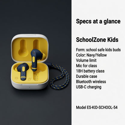 EARSOLE SchoolZone Kids Study Earbuds 05-lifestyle