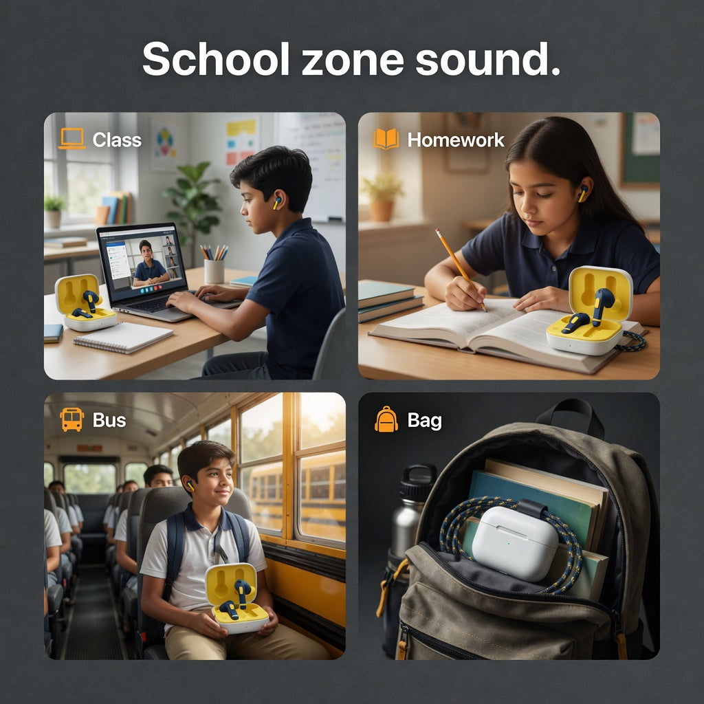 EARSOLE SchoolZone Kids Study Earbuds 06-spec