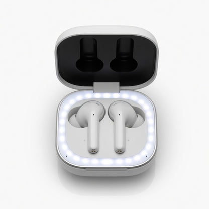 EARSOLE RingGlow Battery Ring Case Earbuds 00-white