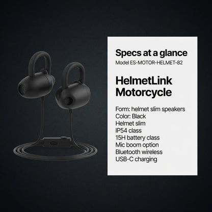 EARSOLE HelmetLink Motorcycle Helmet Earbuds 05-lifestyle