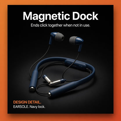 EARSOLE FlexBand Neckband Sport Earbuds 03-detail
