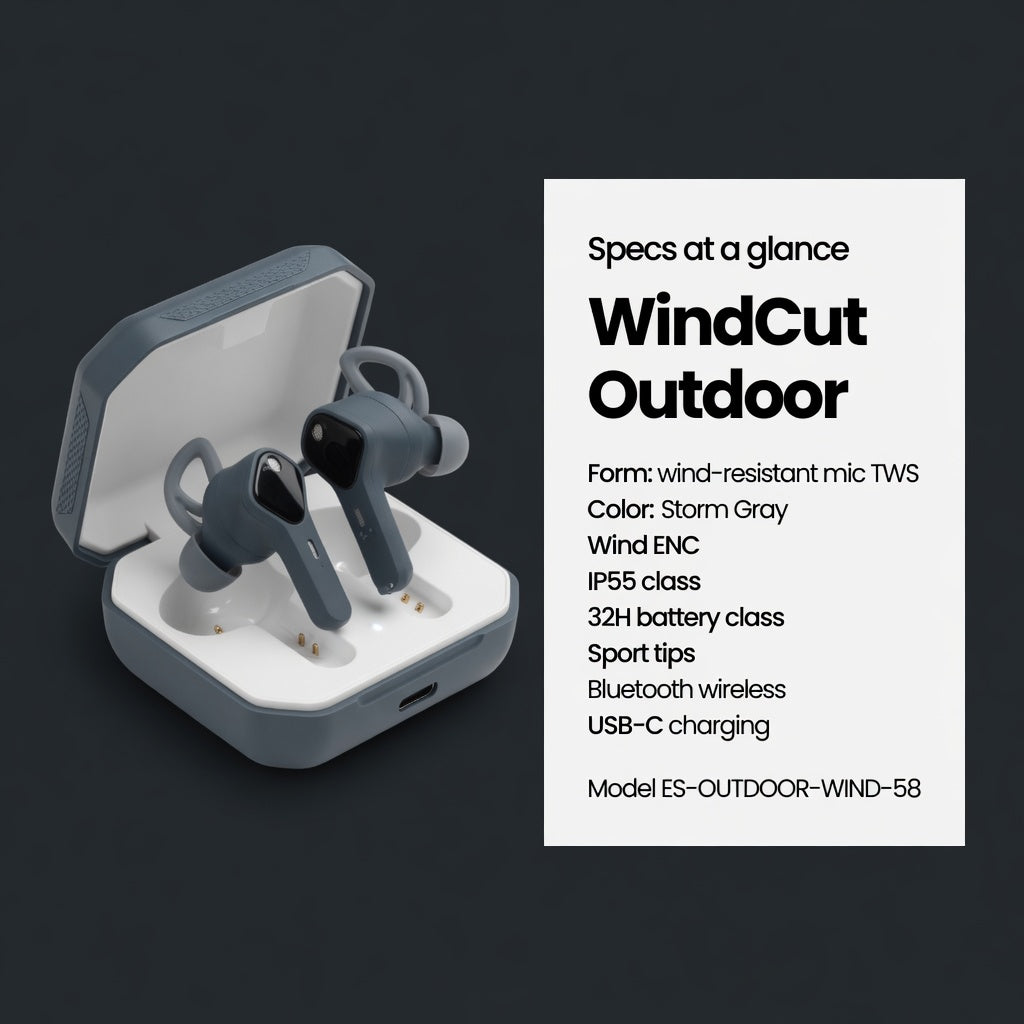 EARSOLE WindCut Outdoor ENC Earbuds 05-lifestyle