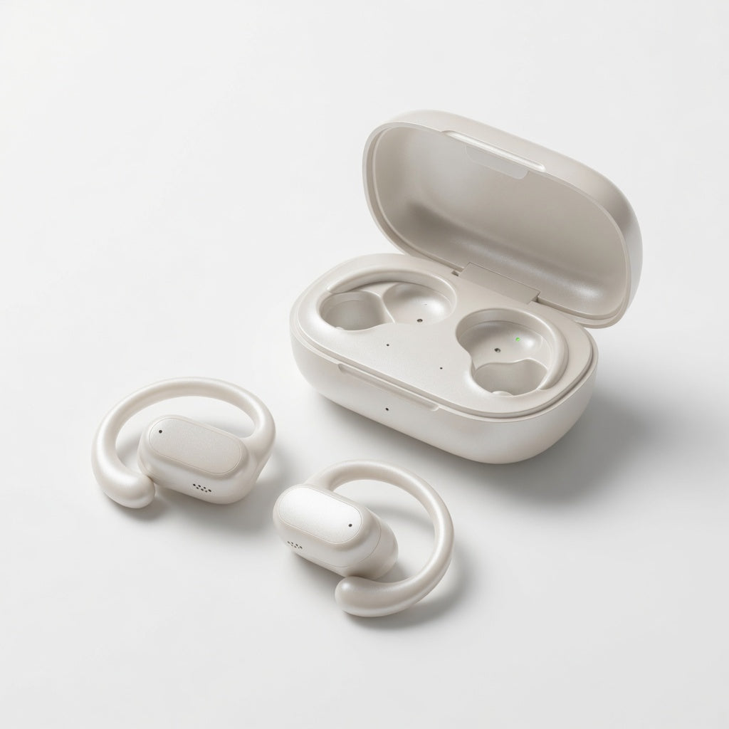 ES-OWS-CUSHION-05 00-white | EARSOLE CushionDot Open-Ear Cuff Earbuds