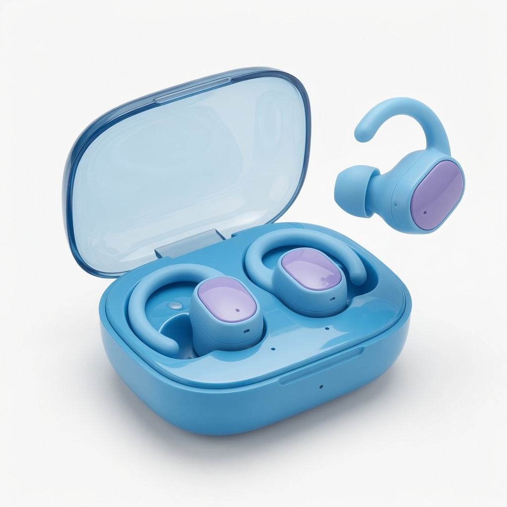 EARSOLE KidSafe Open-Ear Volume-Limited Earbuds 00-white