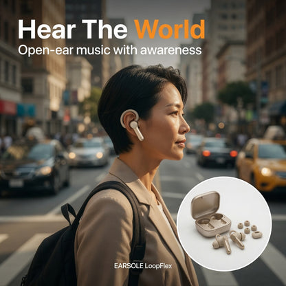 EARSOLE LoopFlex Open-Ear Loop Wireless Earbuds 06-spec