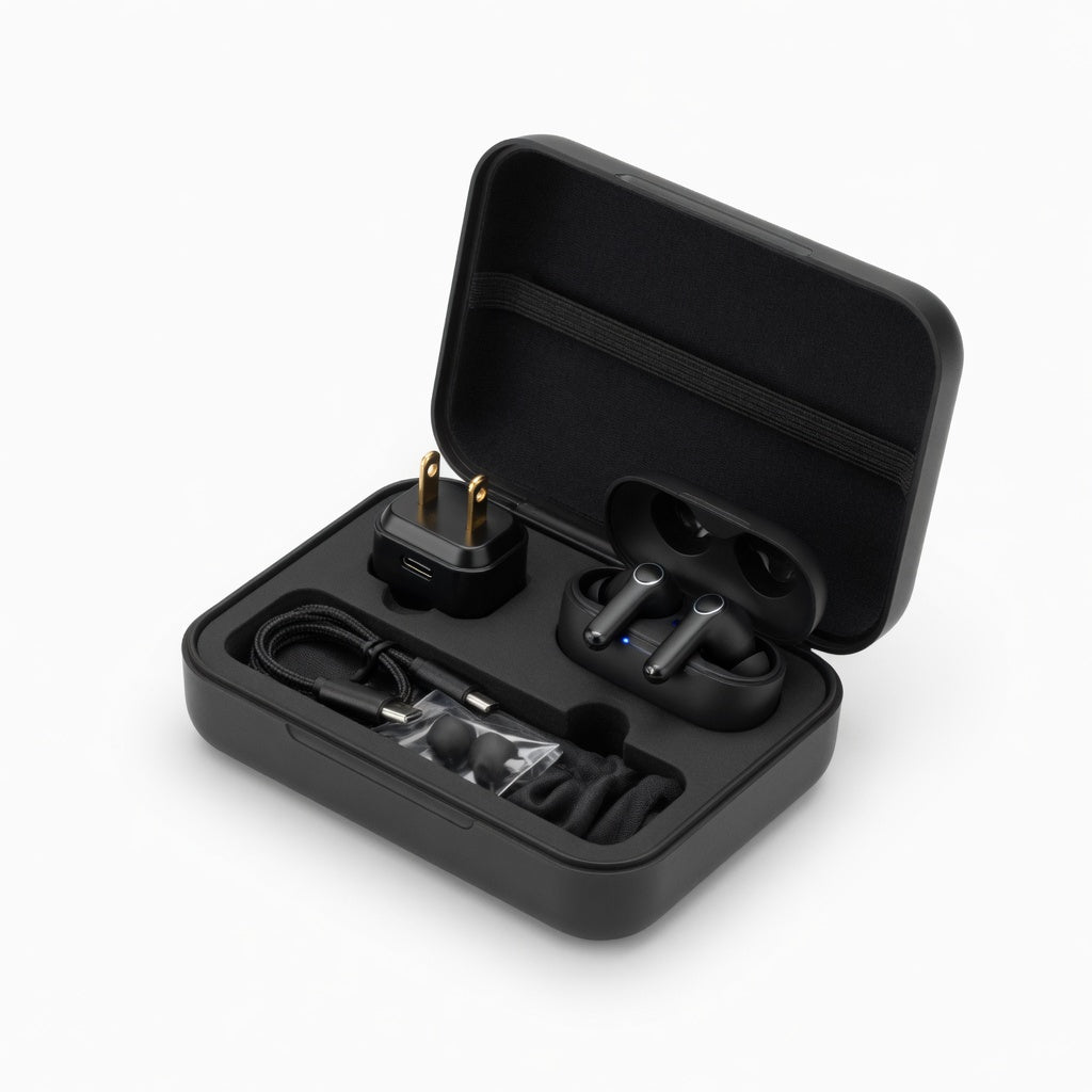 EARSOLE SkyComms Aviation Dual-Plug Adapter Buds 00-white