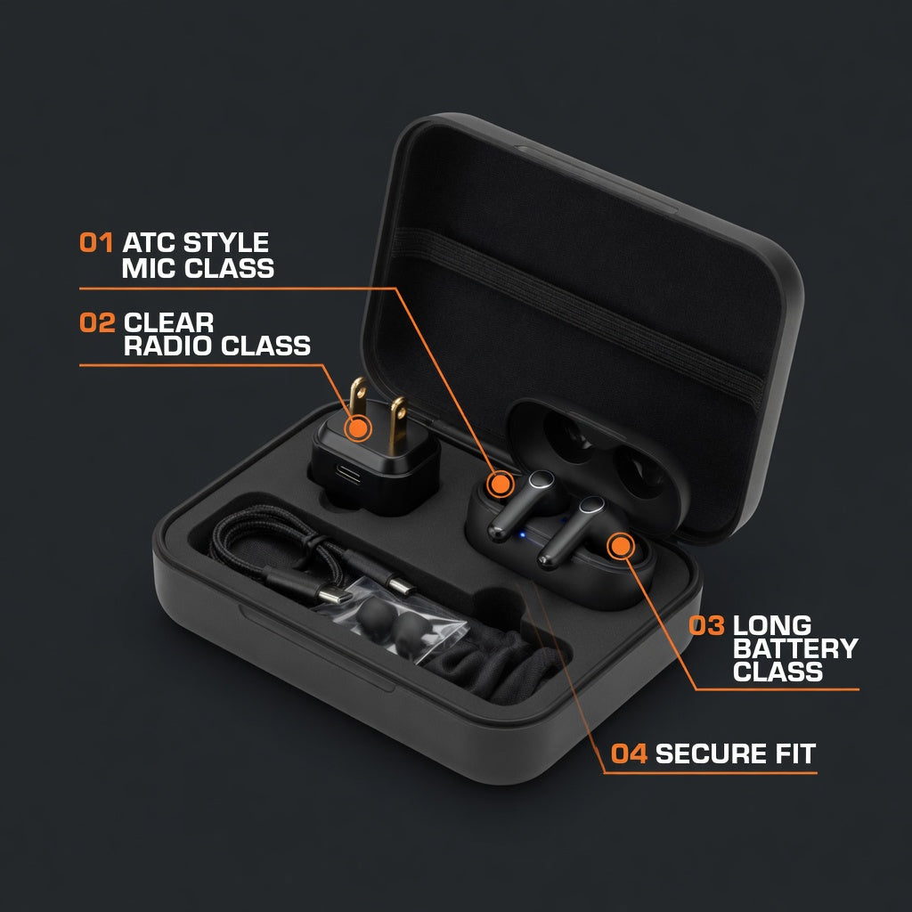 EARSOLE SkyComms Aviation Dual-Plug Adapter Buds 03-detail