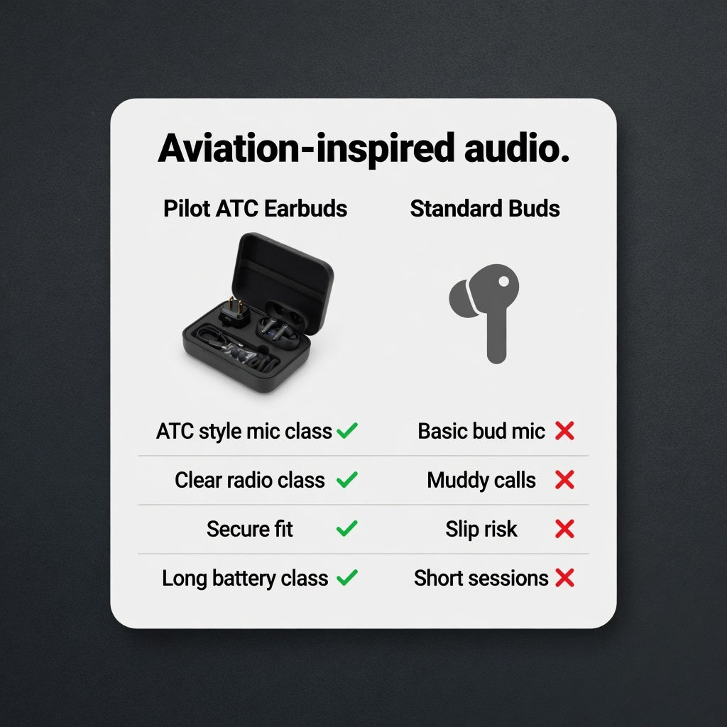 EARSOLE SkyComms Aviation Dual-Plug Adapter Buds 04-comparison