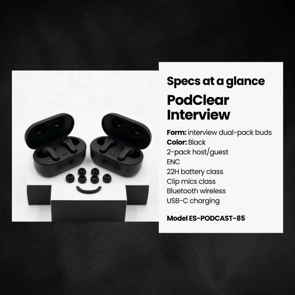 EARSOLE PodClear Interview Wireless Earbuds 06-spec