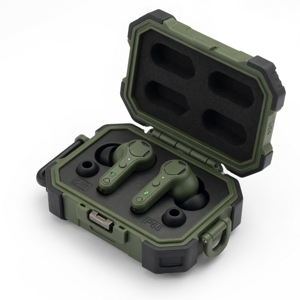 EARSOLE ForgeIP68 Rugged Waterproof Earbuds 00-white