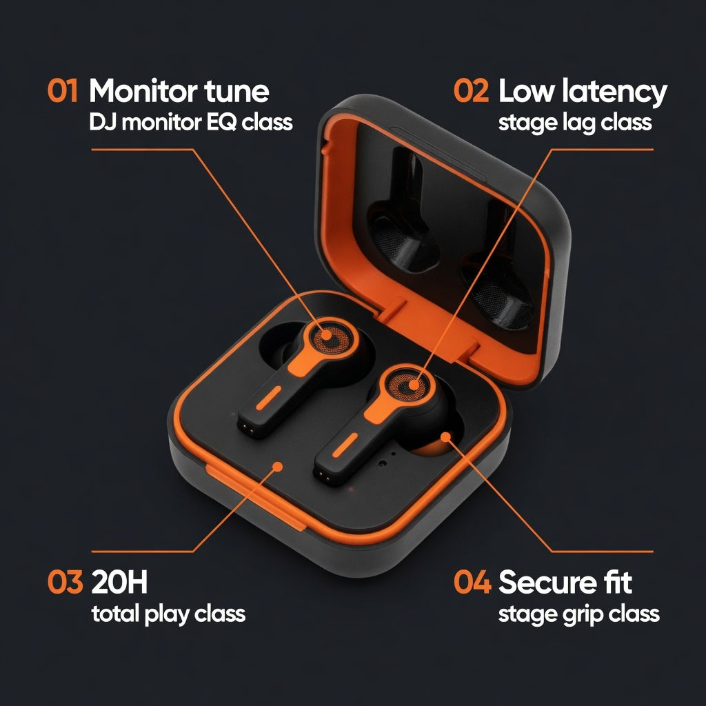 EARSOLE MixCue DJ Monitor Wireless Earbuds 03-detail