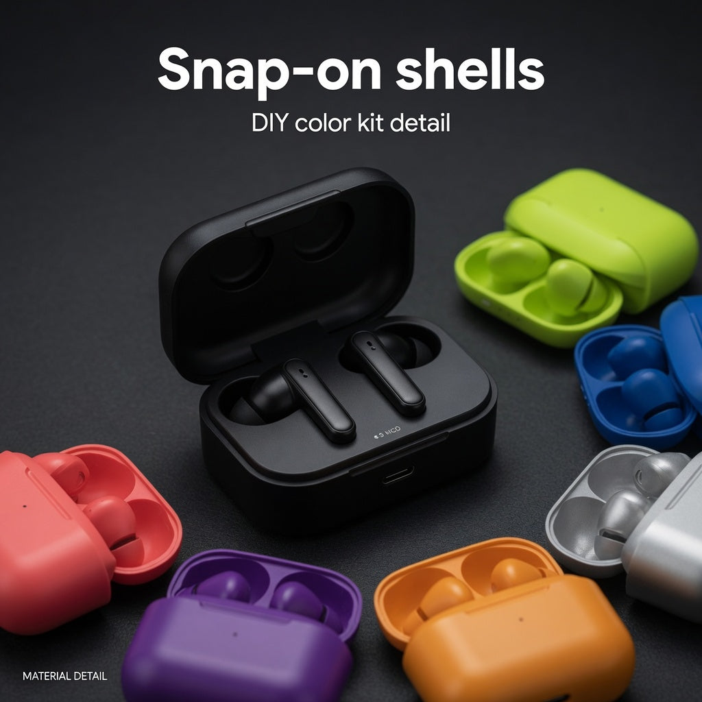 EARSOLE SnapTip Interchangeable Shell Earbuds 03-detail