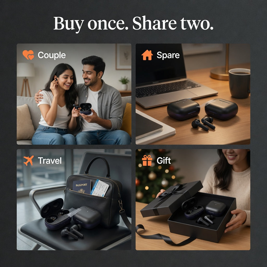 EARSOLE TwinPack Dual Pair Wireless Earbuds 03-detail