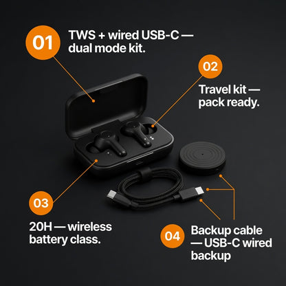 EARSOLE PlugPlay USB-C Wired+Wireless Combo 02-features