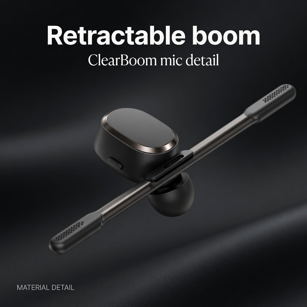 EARSOLE ClearBoom Retractable Mic Earbuds 03-detail