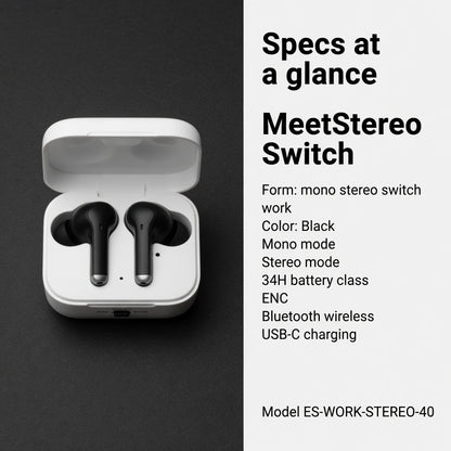 EARSOLE MeetStereo Mono/Stereo Switch Buds 05-lifestyle