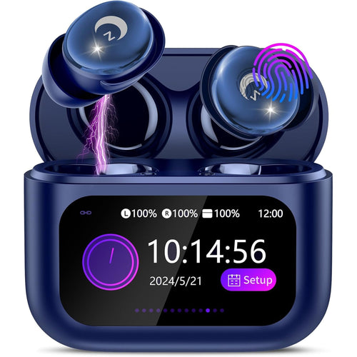 EARSOLE True Wireless Earbuds Series 166 pure white background main product photo