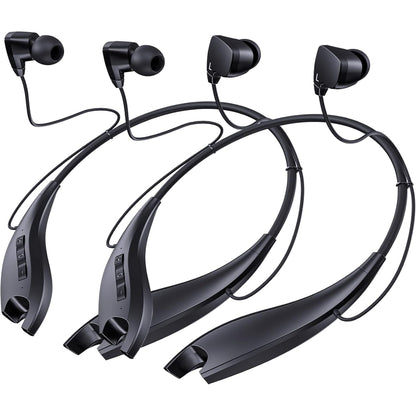 EARSOLE Bluetooth Neckband Earphones Series 174 pure white background main product photo