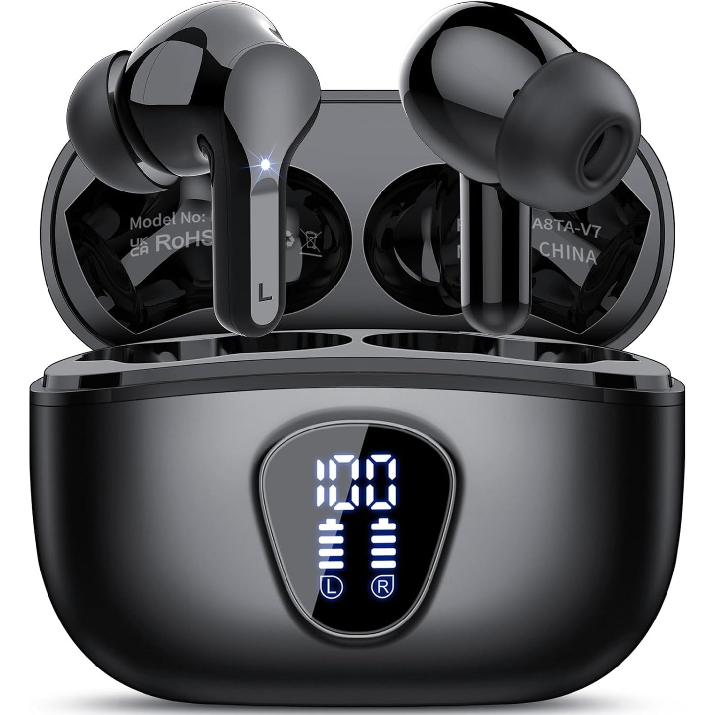 EARSOLE True Wireless Earbuds Series 225 pure white background main product photo