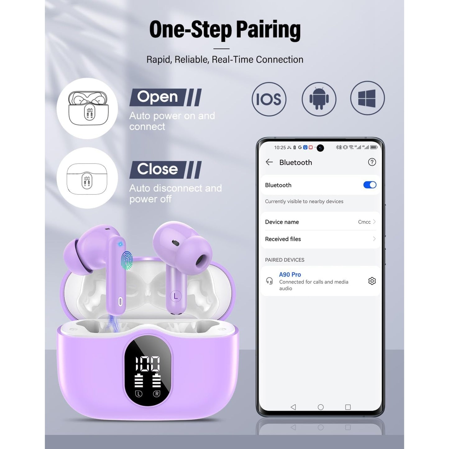 EARSOLE Noise Cancelling True Wireless Earbuds product image 5